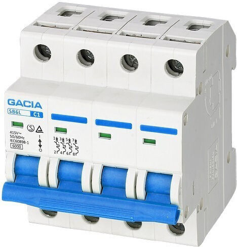 Eurolamp Siguranță Automată 63A Tetrapolară 500-43178