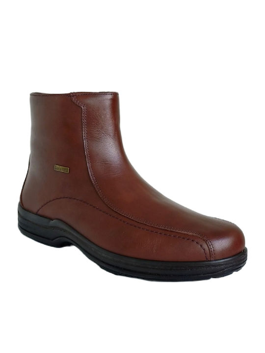 Leather Anatomical Men's Brown Boots