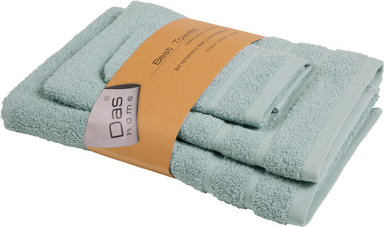 Das Home Best Best Bath Towel 30x cm Mint 3 pcs Weight 450 gr/m²