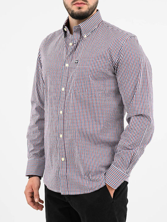Ascott Πουκάμισο Regular Fit Bordeaux