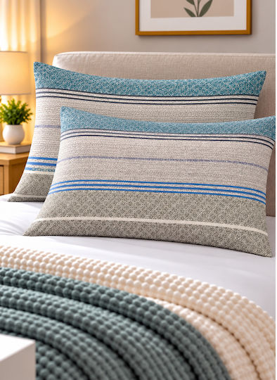 Decotelia Meredith Σετ με Φάσα Πετρόλ 50x70cm Decotelia Meredith Σετ με Φάσα Πετρόλ 50x70cm