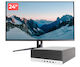 HP Prodesk 600 G4 + 24" Monitor Refurbished Grade A (Core i5-8500/8GB/256GB SSD/No OS)