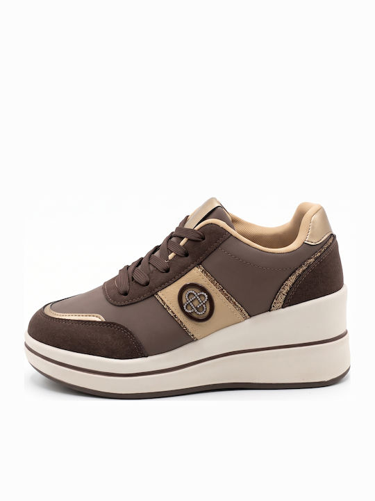 ELshoes Sneakers Καφέ