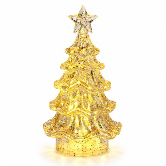Illuminated Christmas Decorative Tree 10cm Transparent
