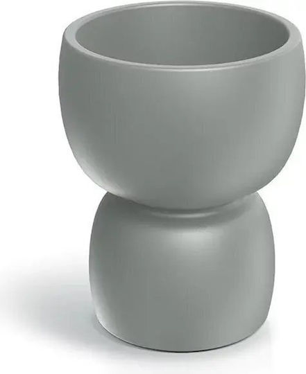 Lumarko Plastic Flower Pot Grey 40x40 cm