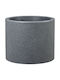 Lumarko Plastic Flower Pot Black Granite 40x40cm