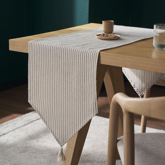 Gofis Home Tischläufer Ingerith Linen 50 x 220 cm