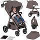 Lionelo Bett Cărucior pentru Bebeluși Potrivit de la 6+ Luni Beige Taupe 9.95kg