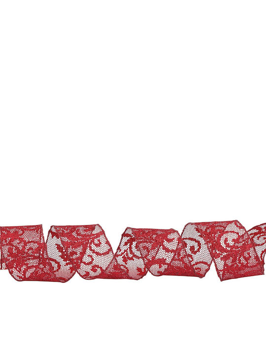 Lianos Christmas Red Ribbon 850cm