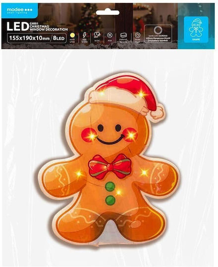 Modee Lighting Χριστουγεννιάτικα Αυτοκόλλητα για Παράθυρο 15.5x1x19εκ.