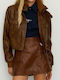 Damen-Bomberjacke Toffee