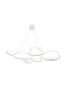 Domoletti White LED Pendant Ceiling Light with Natural White Light