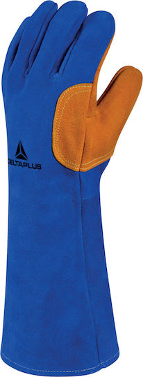 Delta Plus Welder's Work Gloves Leather/Cotton