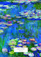 Pictura Monet Water Lilies A5 Ruled Notebook