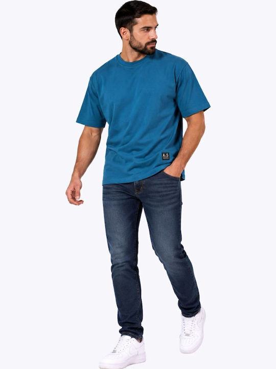 American Stars T-shirt Πετρολ