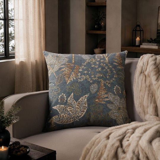 Teoran Decorative Pillowcase Marta Blue 65x65cm