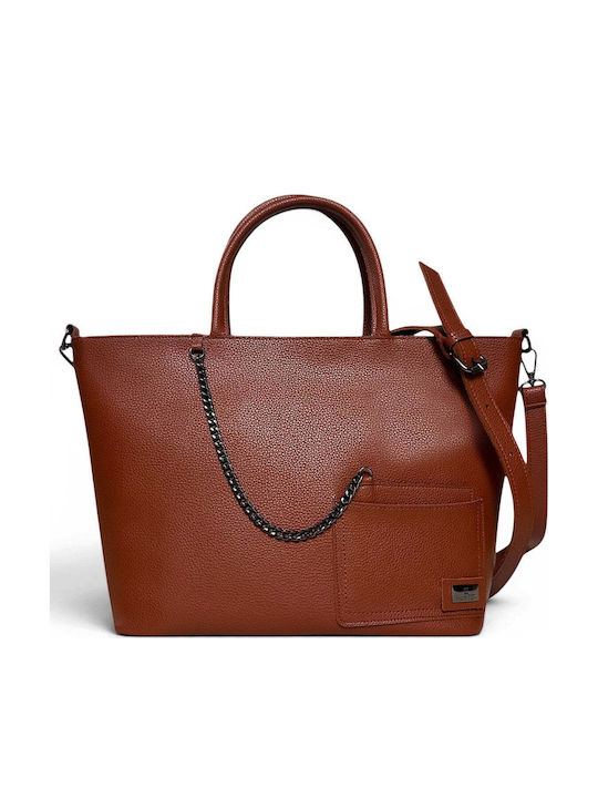 Γυναικεία Τσάντα Ώμου Maxi Tote Noir Ταμπά