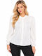 Long Sleeve Women's Shirt White WC-AM23-2013-27SH-White