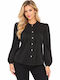 Long Sleeve Women's Shirt Black WC-AM23-2013-27SH-BLACK