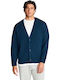 Men's Knitted Cardigan Midnight Blue Blue