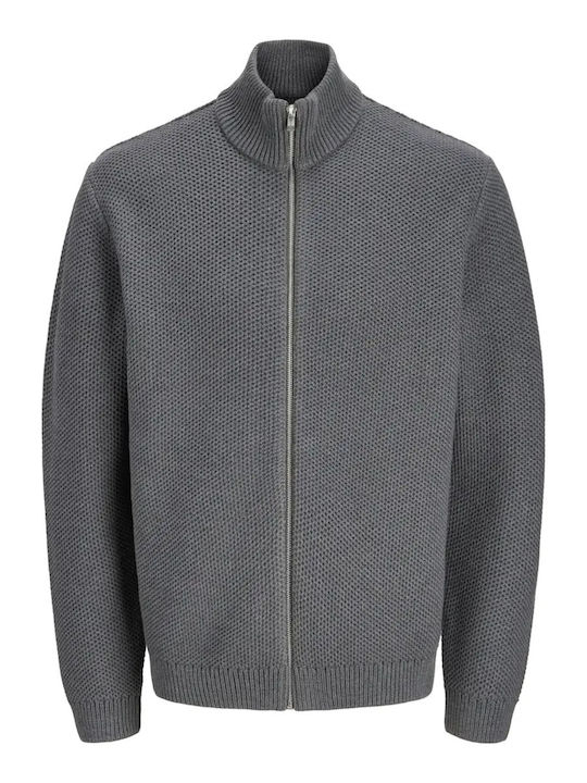 Jack & Jones Мъжка плетена жилетка Medium Grey ...