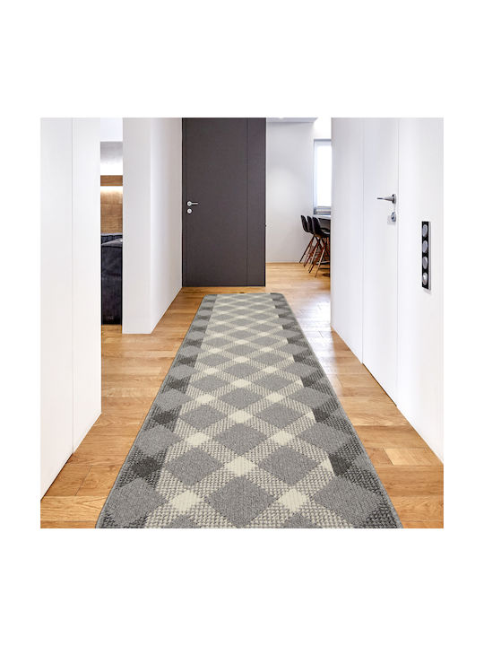 Non-Slip Runner Maggie Grey-Ivory 80x300
