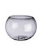 JK Home Decoration Decorative Glass Vase Grey 15xH18cm