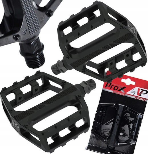 Pro-X Bicycle Pedals Flat Black