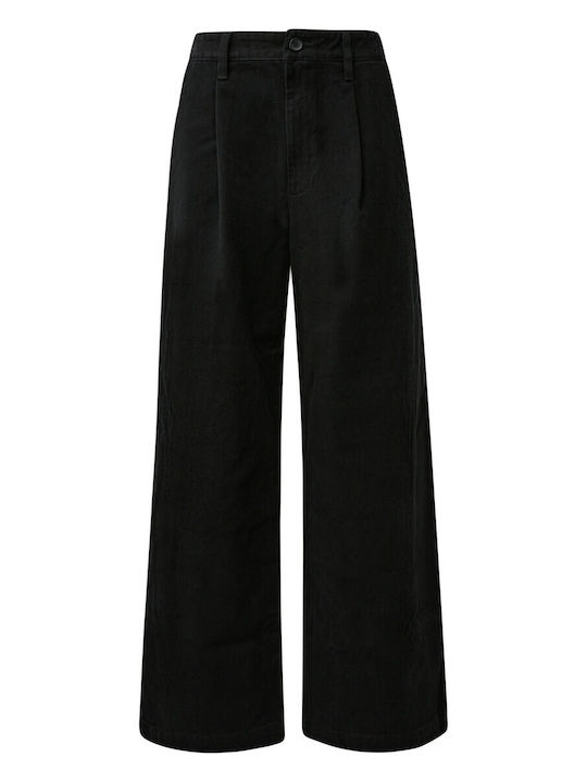 Damen Stoffhose Schwarz
