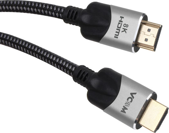 Vcom HDMI 2.1 Кабел с Мъжки Конектори от Двете Страни 10 M 8k Hdr – Cg865-10.0m