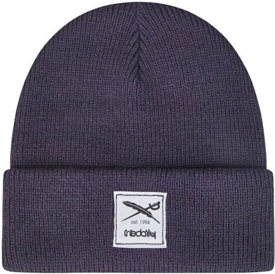 Smurpher Heavy Beanie Унисекс Плетена Шапка в Лилав Цвят