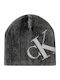 Beanie Men's Knitted Beanie in Black