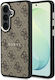 Guess Leder 4G Geprägtes Ring Classic Logo MagSafe Guhms26fep4msegw Samsung Galaxy S26 Fe Braun