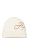 Women's Beanie with Rib Knit in Pink