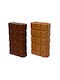 Beauty Home Decorative Ceramic Gingerbread Vase 10x4xH16cm (Various Colors)