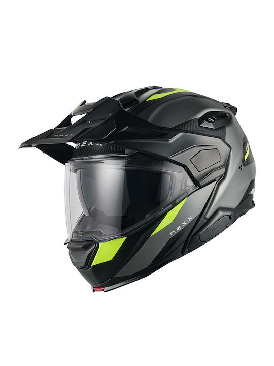 Nexx X.Lifecountry Terra Grau/Neon Motorradhelm Aufklappbar DOT / ECE 22.06 1875 g mit Pinlock und Sonnenblende Nexx X.Lifecountry Terra Grau/Neon Motorradhelm Aufklappbar DOT / ECE 22.06 1875 g mit Pinlock und Sonnenblende
