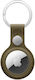 FineWoven Schlüsselbund-Etui für AirTag in Khakifarben