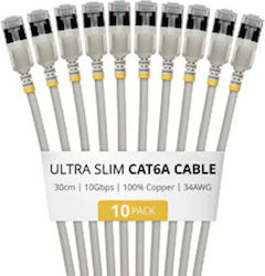 StarTech U/UTP Cat.6a Ethernet Cable 10 Pieces