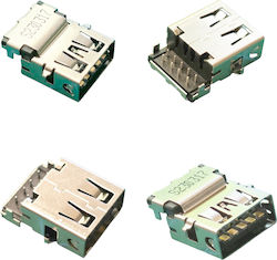 Bύσμα Usb Usb Type-a Laptop Asus & Lenovo & Hp & Samsung & Sony & Toshiba Usb 2.0 Female Jack Socket Port Connector Κωδ.1-usb087