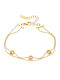 Art Collection Women's Gold-Plated Steel Bracelet