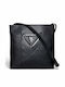 Damen-Crossbodytasche Messenger Tie Schwarz