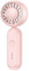 Usams Foldable Pink Electric Handheld Fan ZB36504