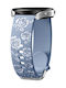 Λουράκι Σιλικόνης Concave Rose Garmin Venu 2 Plus Light Blue