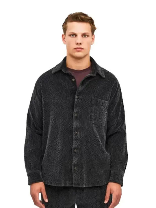 Dirty Laundry Long Sleeve Corduroy Shirt Vintage Black