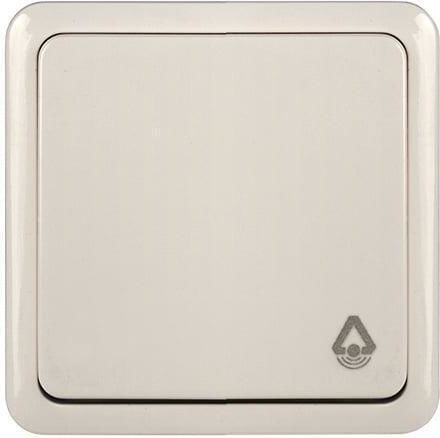 Vilma 1-Way Recessed Wall Switch with Frame White