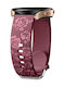 Silikonarmband Concave Rose Garmin Venu 2 Plus Weinrot