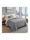 Kraft World Sherpa Blanket Double 220x240cm Grey RIGE-Grey
