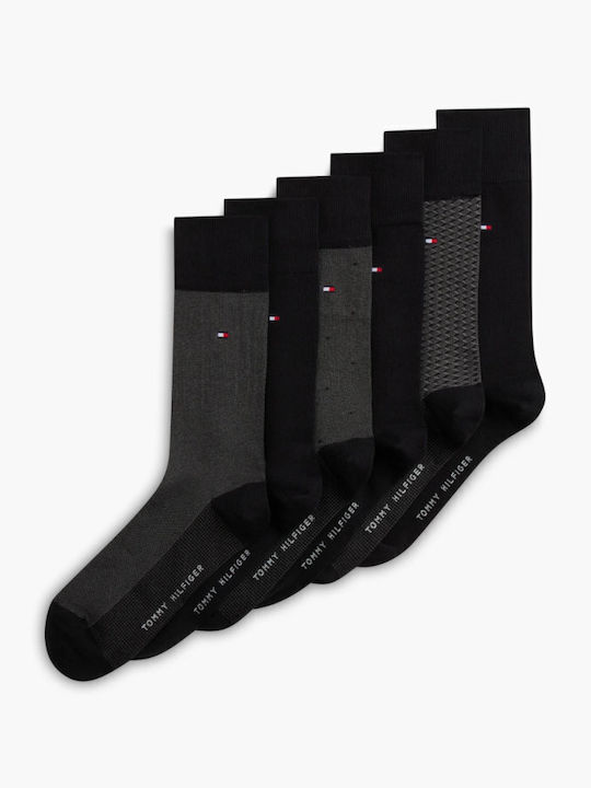 Tommy Hilfiger Ανδρικές Κάλτσες Black 6Pack