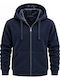 Dark Blue Hooded Sweatshirt