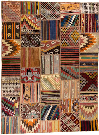 Patchwork Χειροποίητο Χαλί Ορθογώνιο Πολύχρωμο 230x311cm
